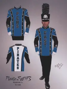 Marching 2025 band raincoats